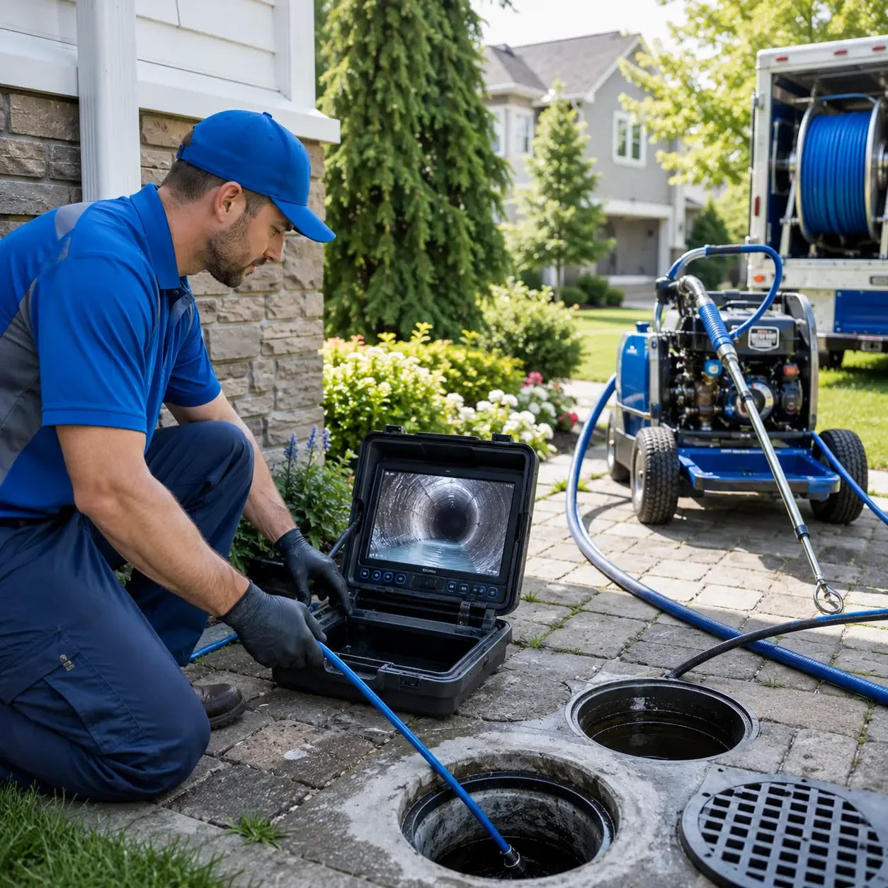 Outdoor drain cleaning professionals serving Baker, CA